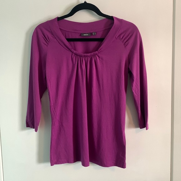Mexx 3/4 length sleeve t-shirt with neckline and shoulder detail - Picture 1 of 5